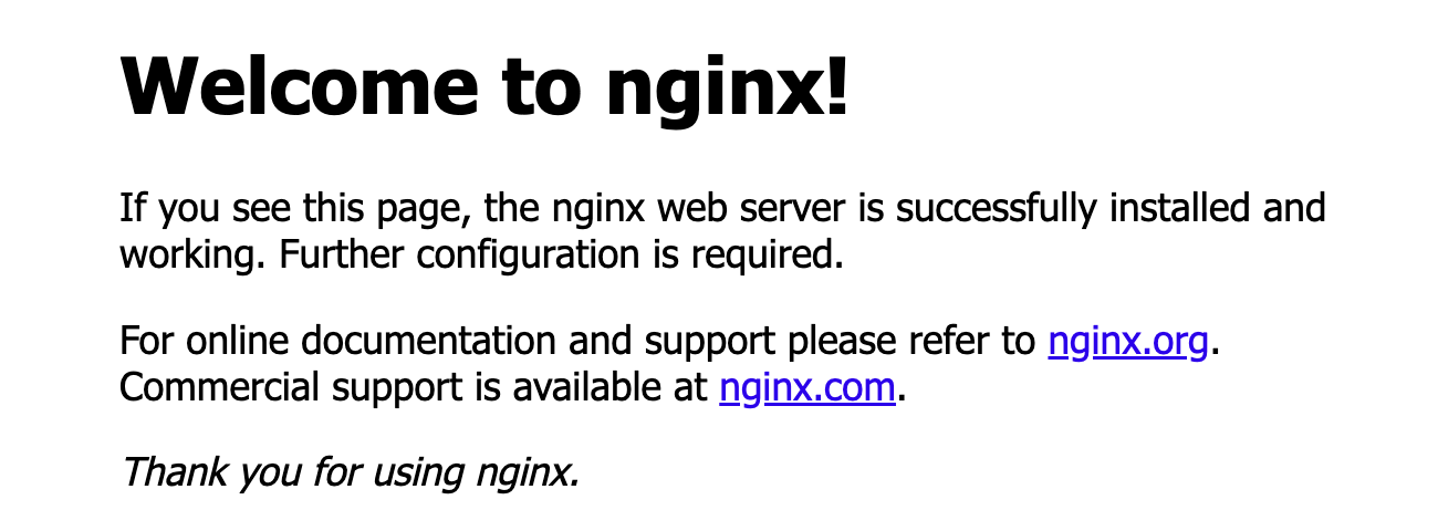 Welcome to Nginx